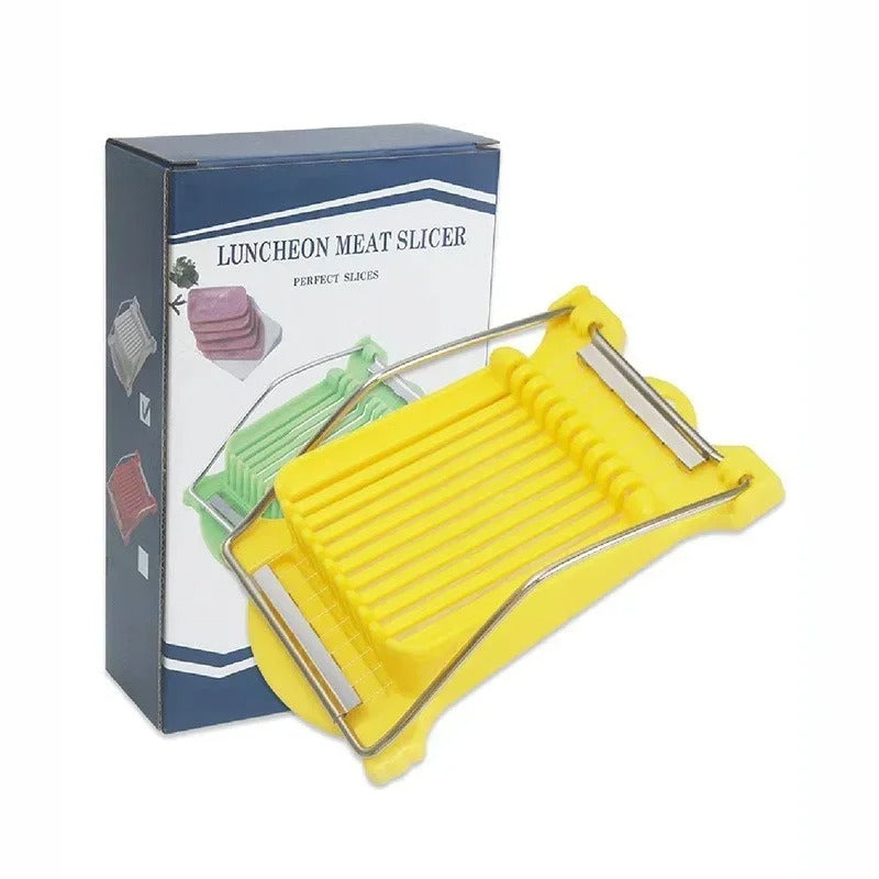 Stainless Steel Luncheon Meat Cutter Multi Function Fruit Cheese Ham Slicer Home Household Small Slicer Kitchen Cooking Gadget
