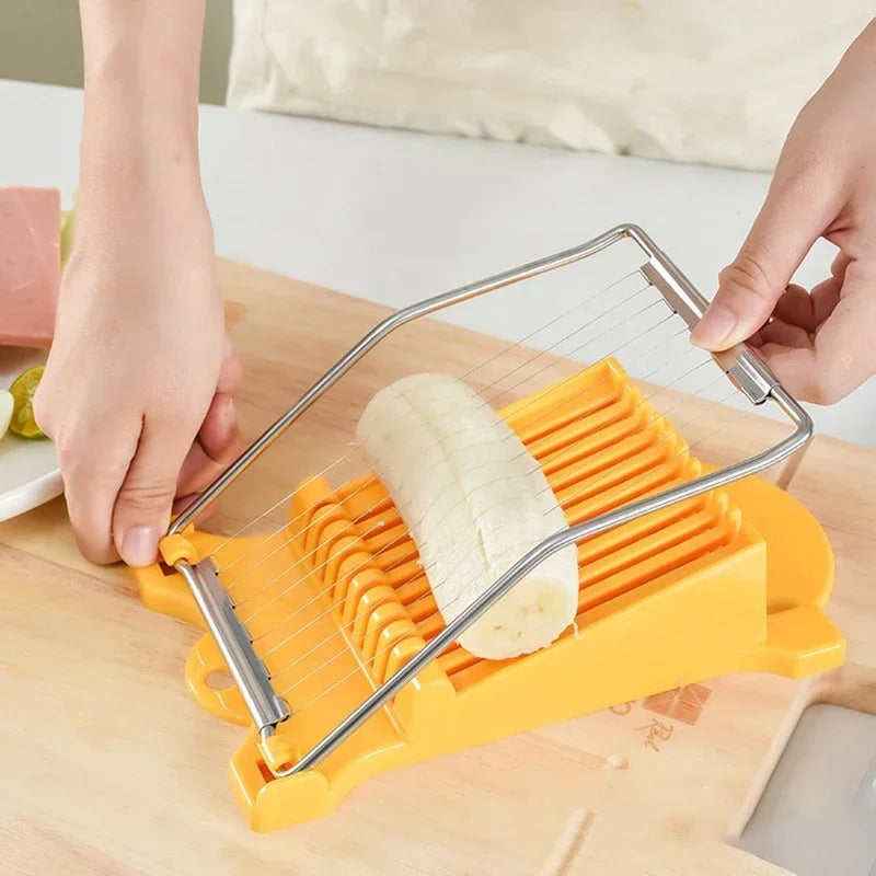 Stainless Steel Luncheon Meat Cutter Multi Function Fruit Cheese Ham Slicer Home Household Small Slicer Kitchen Cooking Gadget