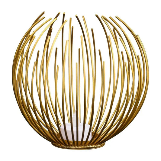 Metal Candle Holder Tea Light Candlestick Iron Art Geometric Candle Stand For Home Decor Table Centerpiece Wedding Party