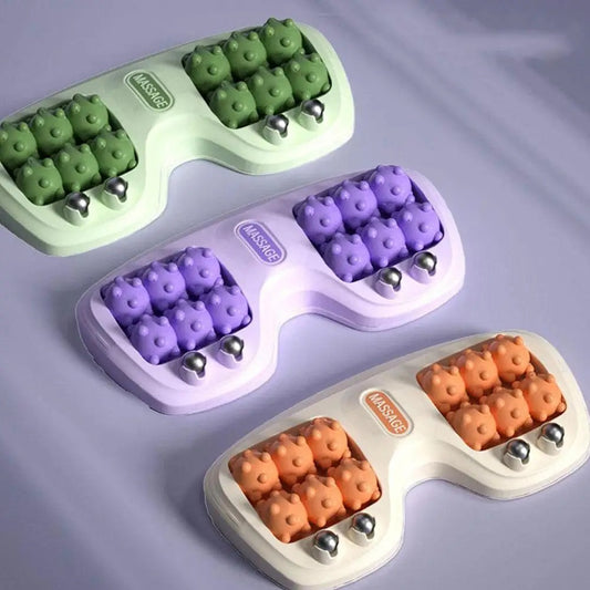 Roller Manual Foot Massager – Body Stress Buster & Accupressure Point Device for Foot & Leg Pain Relief (Random Color)